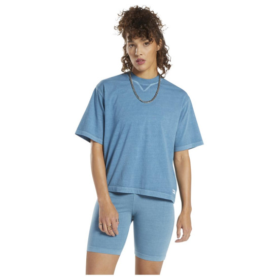 Reebok Γυναικεία κοντομάνικη μπλούζα Natural Dye Boxy